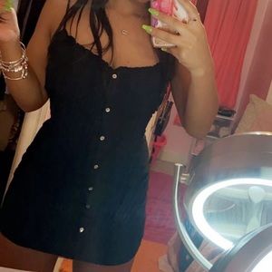 Fashion nova sweater button dress